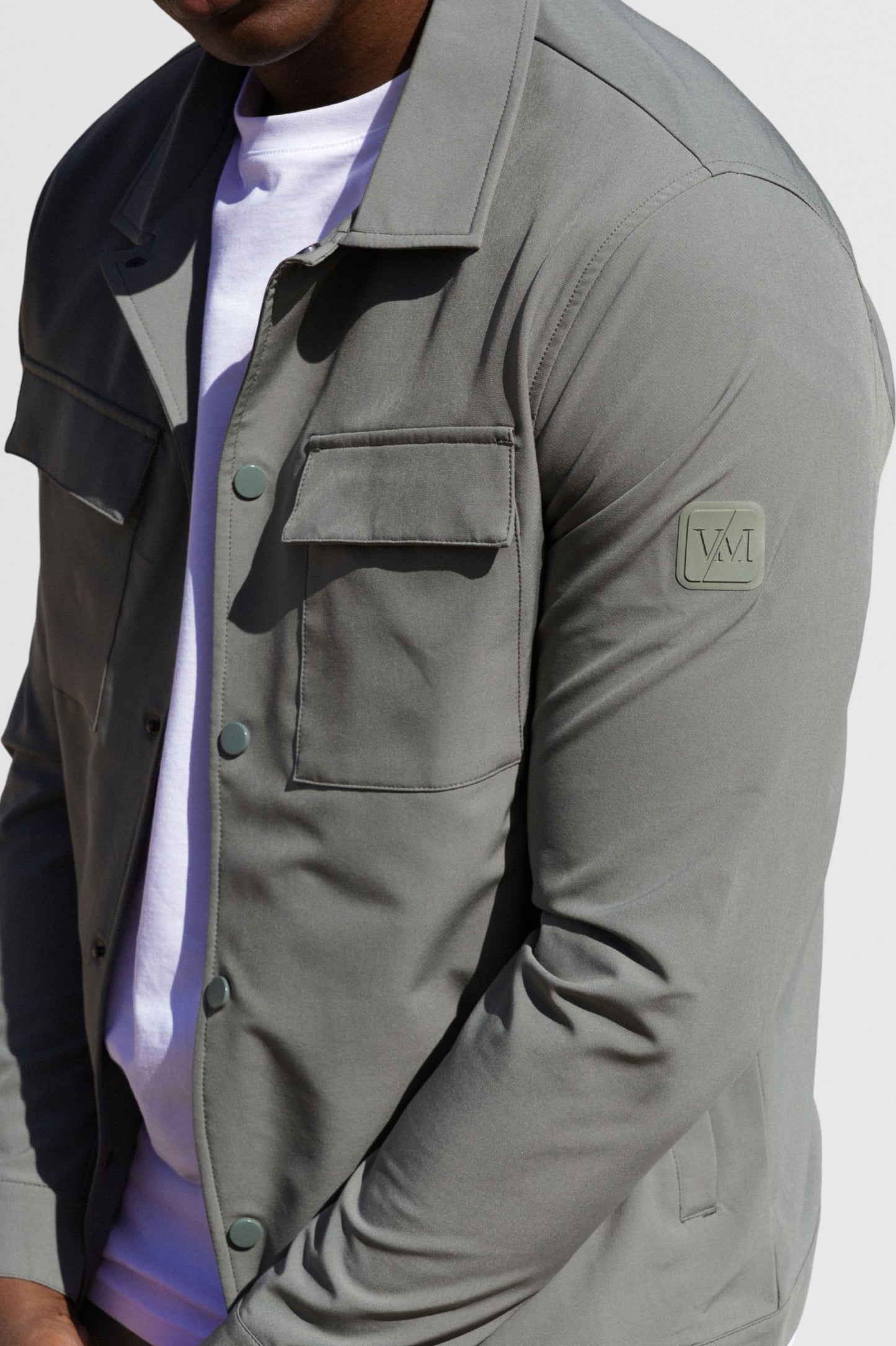 Luxe Premium Khaki Overshirt