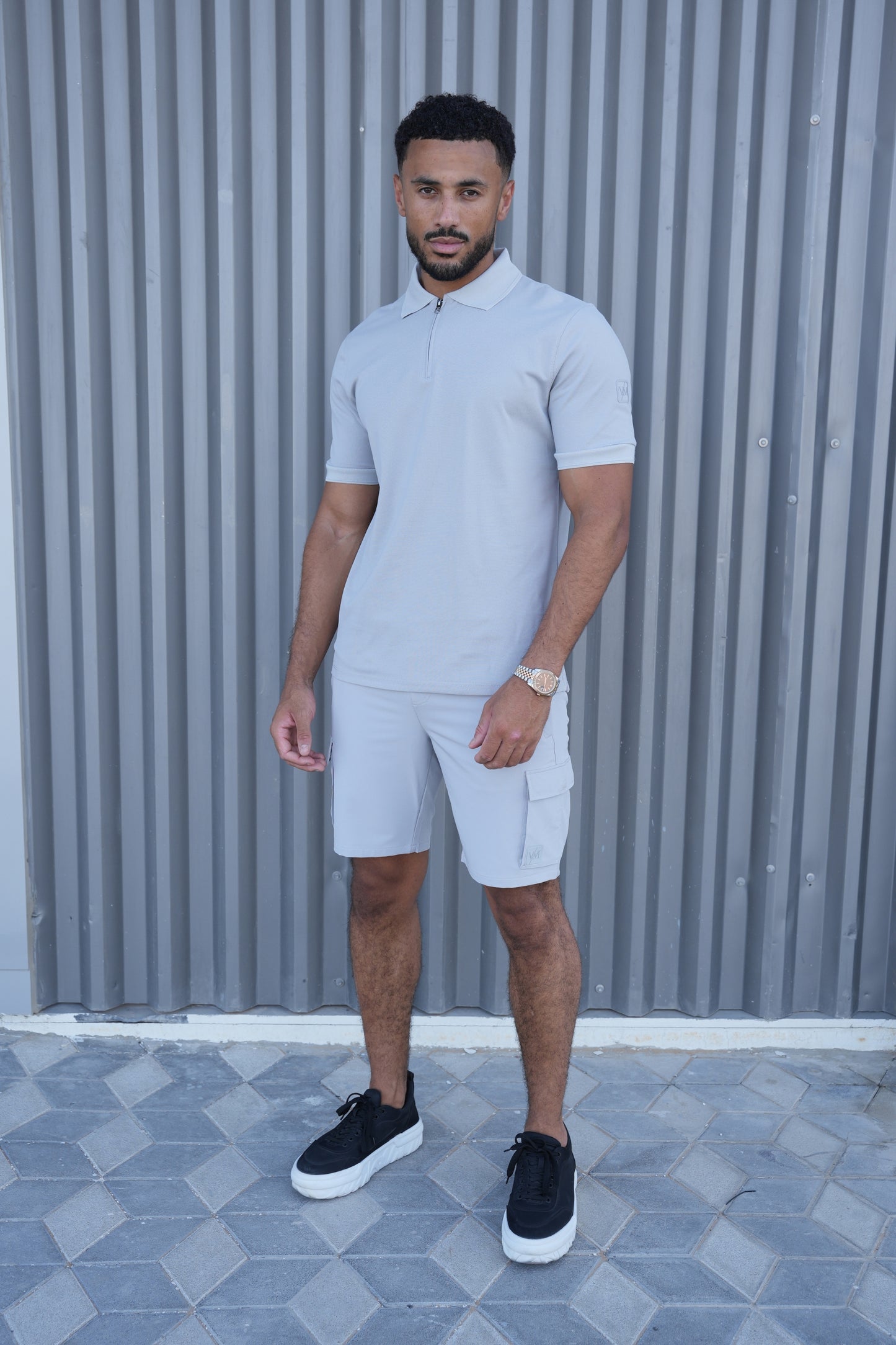 Luxe Premium Mercerised Grey Polo