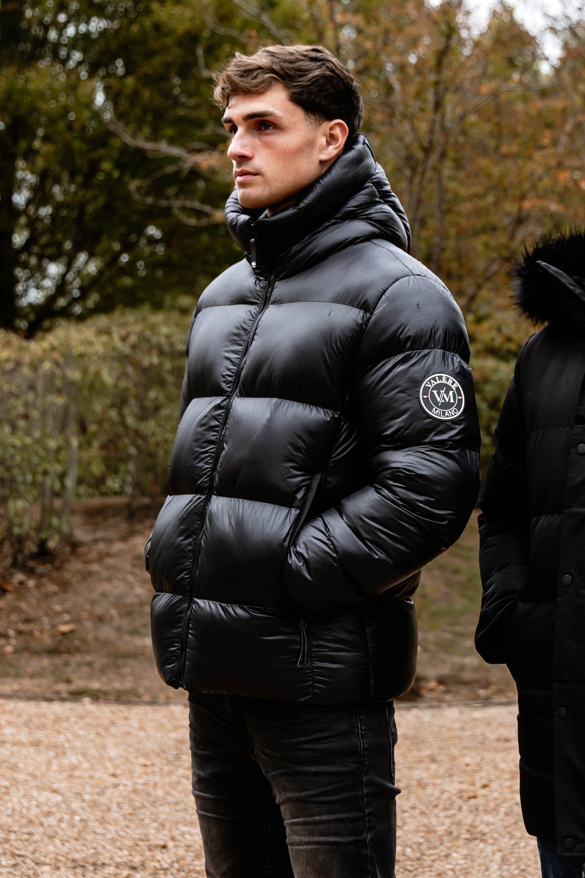 Tomeo Black Puffer Jacket