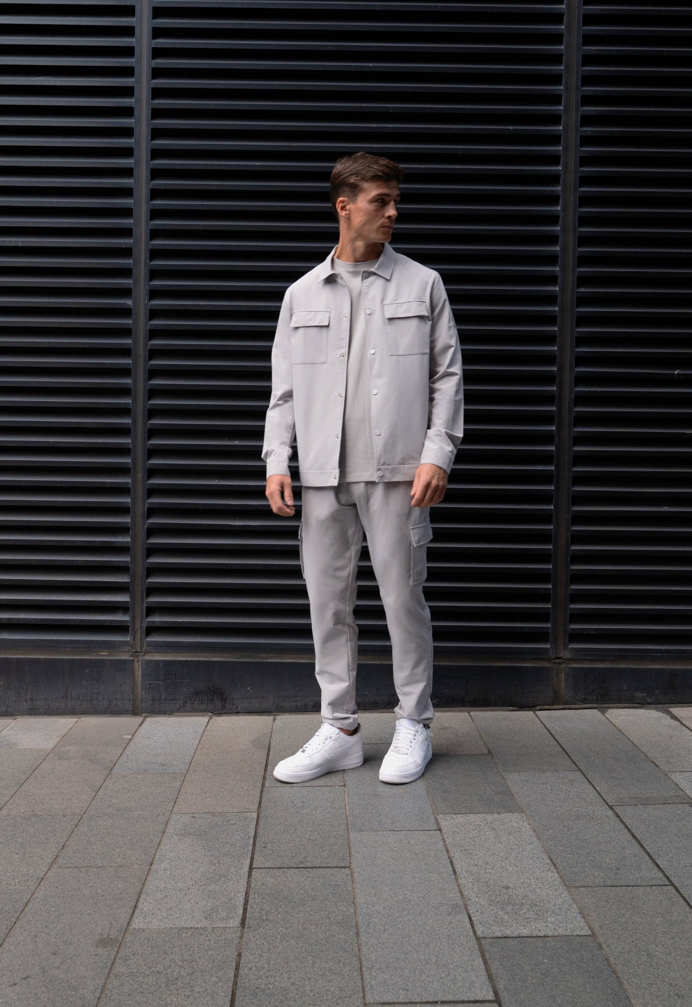 LUXE GREY OVERSHIRT