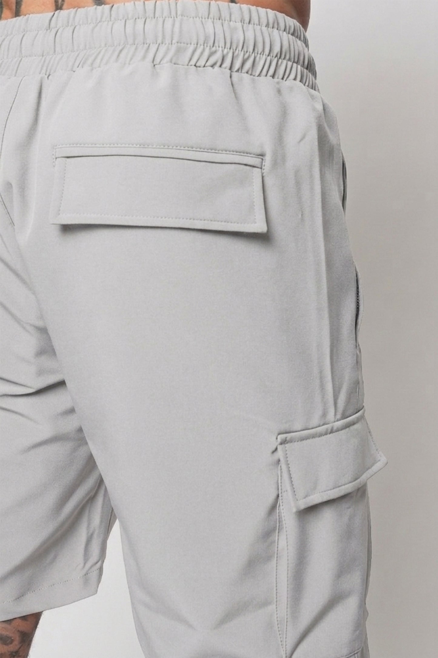 Luxe Premium Grey Cargo Short