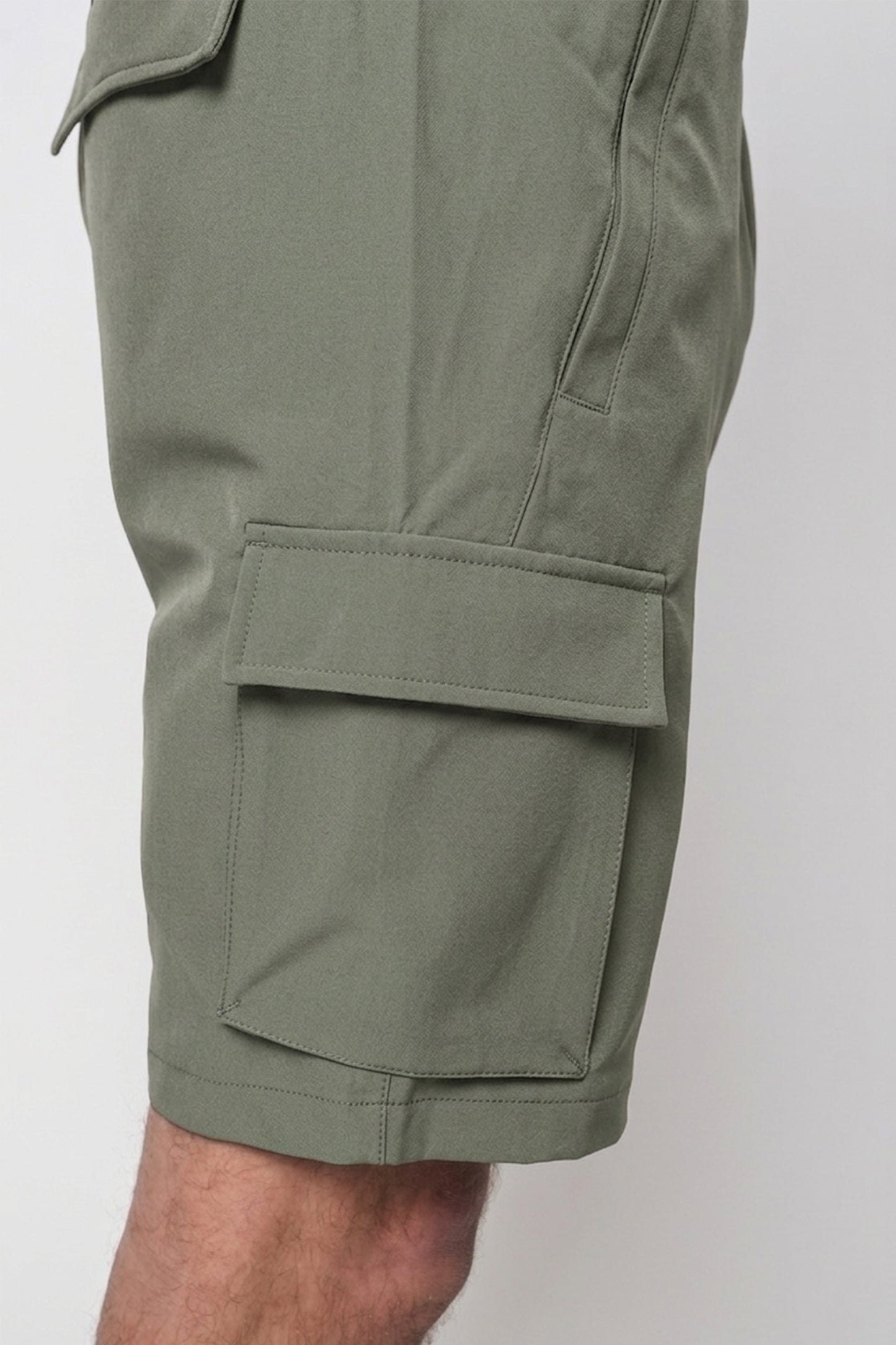 Luxe Premium Khaki Cargo Short