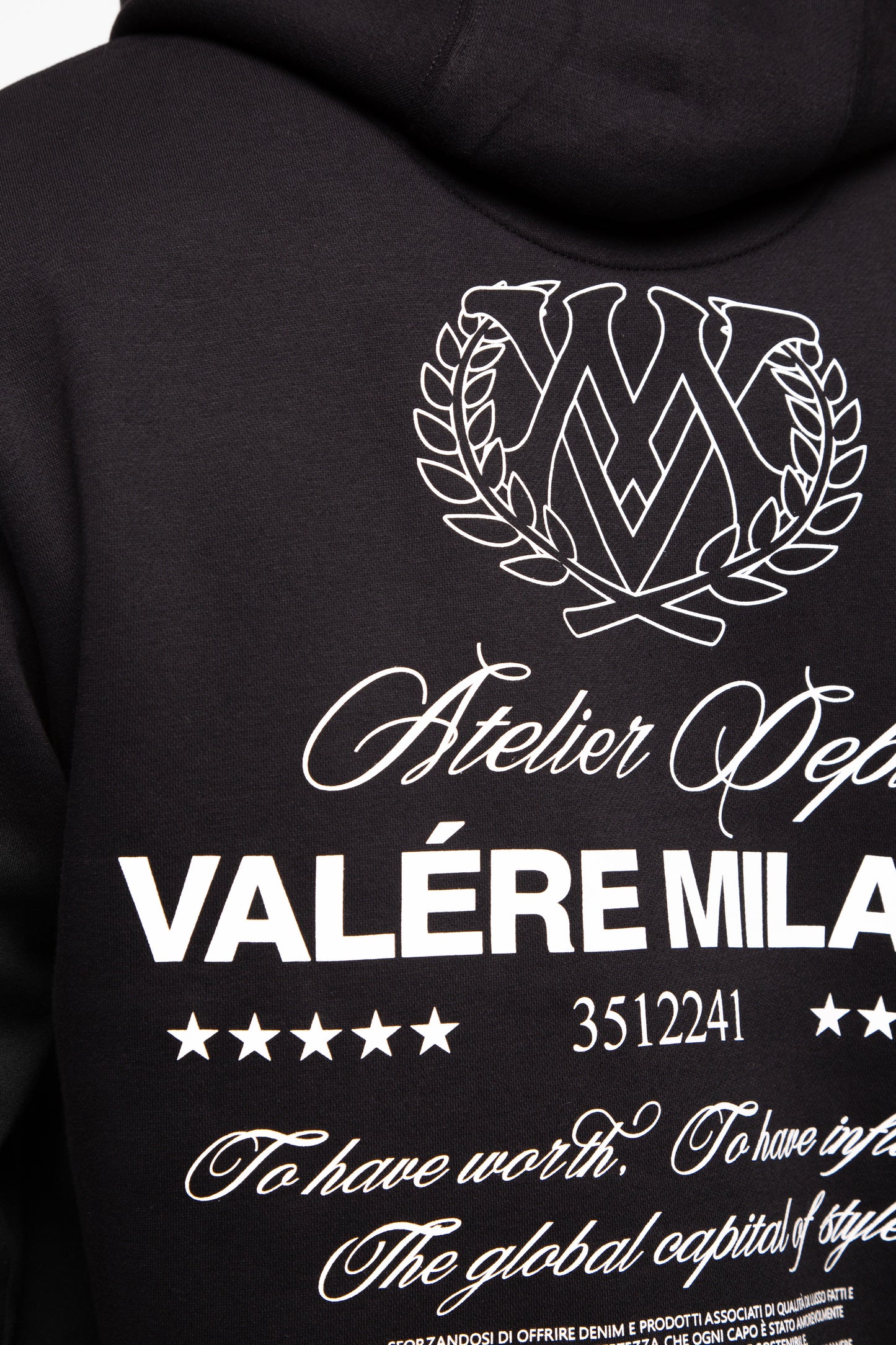 LEONCINI BLACK HOODIE