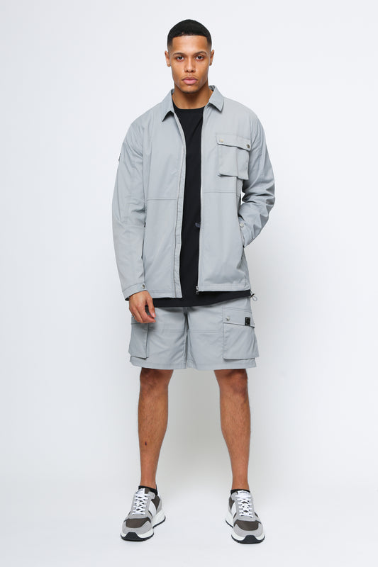 TECHNICO GREY JACKET & SHORT SET